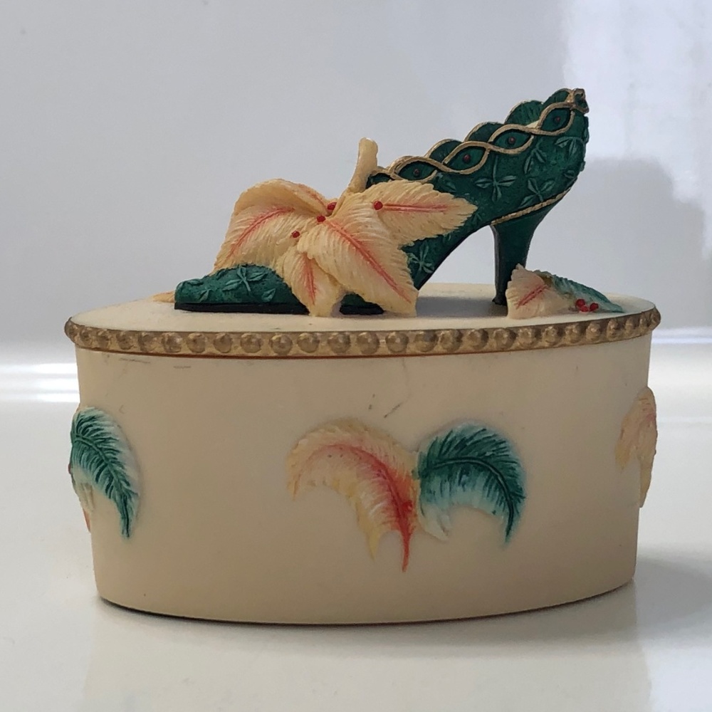 Willow Hall Vintage Shoe Trinket Box  - Annabel